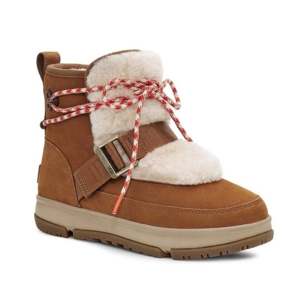 UGG Women's Brown Suede Classic Weather‎ Hiker Boots - Brown 6.5